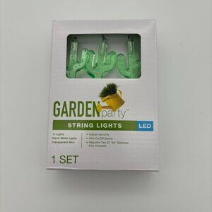 Garden Party LED CACTUS Novelty String Lights, Summer Decoration NEW